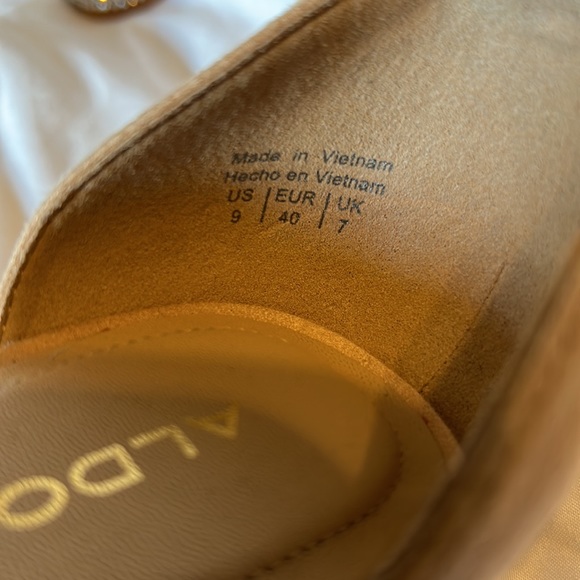 Last Mark Down!! ALDO HEELS TAN with Rhinestones (Bling) size 9 - Picture 4 of 10